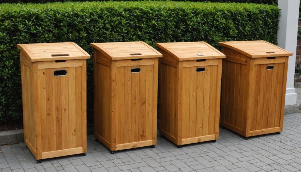 Les poubelles en bois : un choix esthétique et pratique