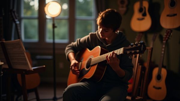 Où prendre des cours de guitare à Béthune pour progresser rapidement